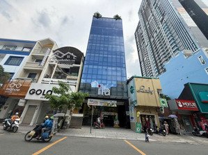 bán toà nhà góc 2 mt nơ trang long - dt: 10x17m - 9 tầng - hđt: 110 triệu/tháng - giá: 35 tỷ tl