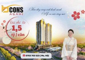 bcons asahi - căn hộ nhật bản- thiết kế độc đáo - vị trí vàng- tiềm năng sinh lời cao