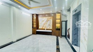 hơn 12 tỷ nhà đền lừ - thang máy - 5 tầng đầy đủ nội thất, ngõ oto, gần đường lớn, sổ đỏ chính chủ