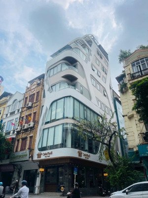 bán toà nhà mặt phố vương thừa vũ, thanh xuân. lô góc 8tầng diện tích 75m2. thông sàn thang máy