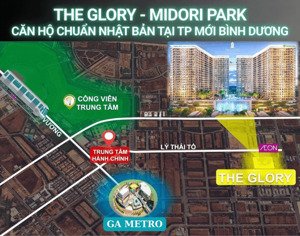 ưu đãi 10% trực tiếp cho căn hộ 3pn (93m²) tại midori the glory