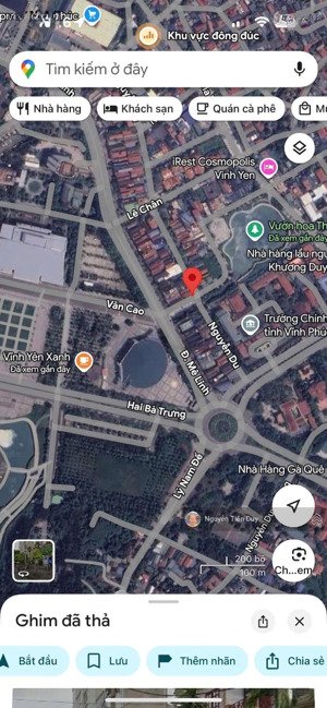 chỉ 9,x tỷ sở hữu ngay lô góc 2 mặt tiền kinh doanh siêu đắc địa mặt phố nguyễn du - vĩnh phúc