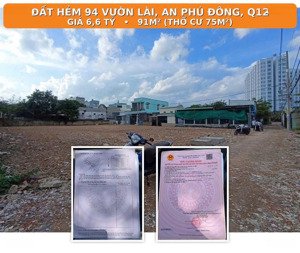 bán đất hẻm 94 đường dự phóng 16m thông ra hẻm 140