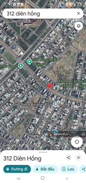 bán đất đường diên hồng - hòa xuân, giá đầu tư