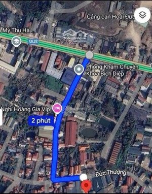 đất lô góc đường đức thượng hoài đức hà nội 50,4m2 mt rộng 6.55 đường thông ô tô