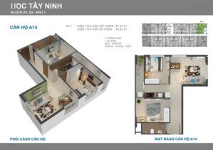 cần bán căn hộ 54m2 cho gia đình nhỏ, đầy đủ tiện nghi ấm cúng, mặt tiền đường yết kiêu