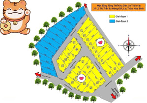 đón sóng đầu tư hoà bình chỉ từ 500tr/ nền tại trung tâm thị trấn ba hàng đồi