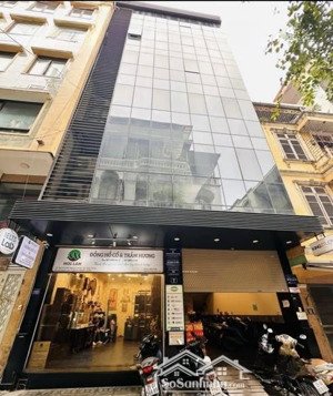 bán tòa văn phòng phố thái hà_100m2 7 tầng thông sàn, thang máy, phân lô oto tránh, vỉa hè 54 tỷ