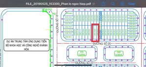 bán đất tđc ngọc hiệp đường 13m - sổ hồng - view công viên - xd tự do
