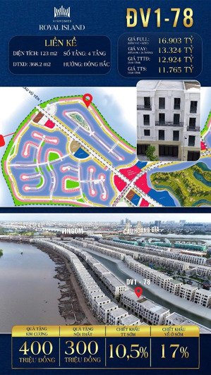 độc quyền bán căn đảo vua sau nhà có biển nước mặt giá chỉ từ 11 tỷ đồng (chiết khấu cực cao)