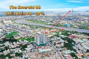 hàng hiếm the emerald 68 - còn dưới 5 căn 1pn, ban công rộng, view trực diện landmark 81 + sông sg