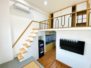 căn hộ full đồ 31m, giá chỉ 5tr 5tr5, thang máy, ban công thoáng ngõ 75 tân triều