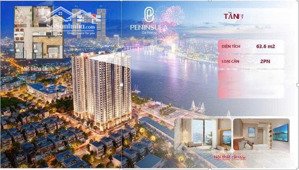 hot! duy nhất căn 2pn view biển mỹ khê 63,6m2 giá gốc cđt - sở hữu lâu dài - bàn giao full nội thất