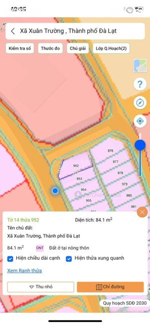 cho thuê đất ở da lat xuân trường miễn phí 1n giá 2tr/lô/ sổ riêng