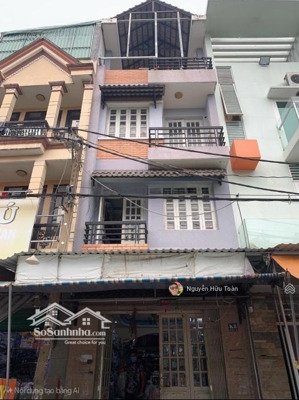 9,75t- nhà 4 tầng mặt tiền trong chợ hạnh thông tây, view công viên chủ gấp bán