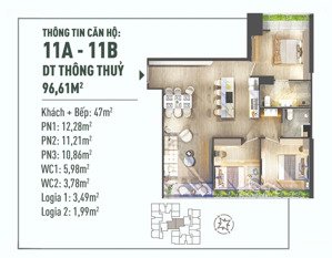 full giá 5.9 tỷ sở hữu ngay căn hộ 96m2 3pn, 2vs tại tòa tháp ánh sáng the fibonan ecopark