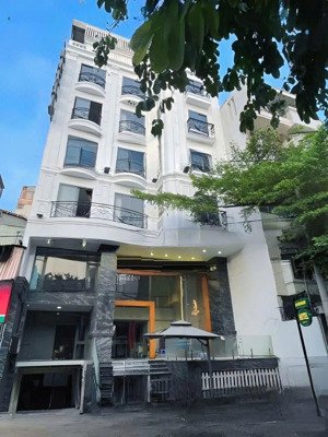 tòa chdv 46p với 1100m2 sàn, 10mx20m, hầm 6 tầng, mặt tiền trường chinh, khu ga t3, hđt khoán 130tr