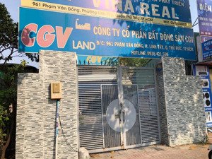 cho thuê nhà mặt tiền nguyên căn 961 phạm văn đồng, 23 triệu, 280m2, 2pn, 3wc, thủ đức, hcm