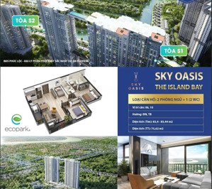 cần bán gấp căn 75m2 tại sky oasis giá tốt nhất ecopark giá chỉ 60 triệu/m2. lh: 