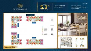 bán gấp căn hộ victoria village quận 2 2pn 62.3m, giá 5.3 tỷ, nhận nhà 2026