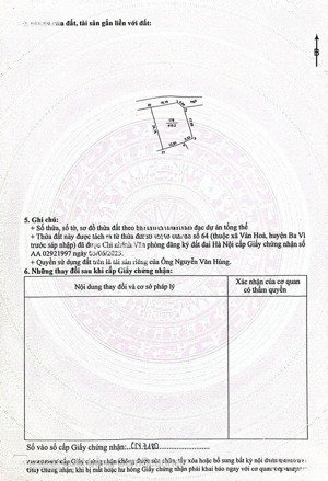 bán lô đất nghỉ dưỡng rất đẹp tại xã vân hòa 