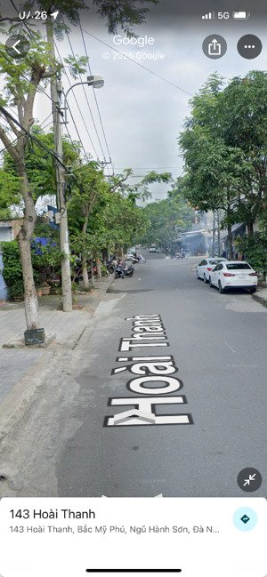 nhà 2 tầng kiên cố - mặt tiền hoài thanh, gần cosmo cầu trần thị lý - vị trí rất đẹp