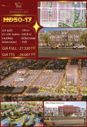 siêu phẩm shophouse vị trí kim cương vinhomes wonder city căn 120m2 giá 24 tỷ. lh: 