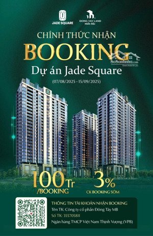 jade square - vốn từ 1,1 tỷ sở hữu căn 2 ngủ 2wc - cách hồ tây 3km - mặt đường phạm văn đồng
