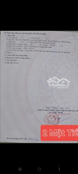 đất sổ hồng riêng bình chuẩn thuận an bình dương cách ngã bình chuẩn 500m