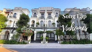 bán gấp biệt thự song lập view hồ 24.5ha giá tốt nhất vinhomes ocean park gia lâm