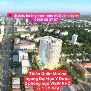 Căn 2 phòng ngủ Thiên Quân Marina VIEW PHỐ