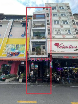 cho thuê nhà 25 bùi viện p. phạm ngũ lão quận 1 -6 lầu thang máy siêu đẹp 300m2 sàn