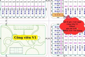 bán nhanh lô góc 2 mặt tiền khu fpt