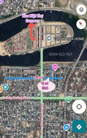 bán gấp lô góc từ giấy và bờ quan 11, hoà quý đồng nò, ngũ hành sơn, đà nẵng