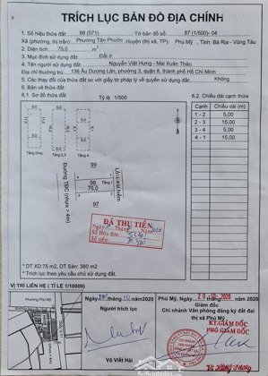 bán khách sạn 5 tầng mặt tiền đường số 01 tại trung tâm phú mỹ, tp.hcm