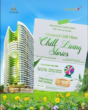 bán căn hộ chung cư artstella, 38,5 triệu / m2, 48m2, 1pn, dĩ an, bình dương