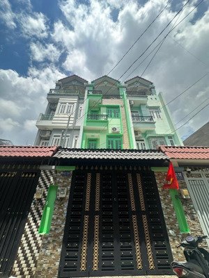 nhà nguyên căn ngay lê văn quới - mặt tiền hẻm - sẵn 4 máy lạnh