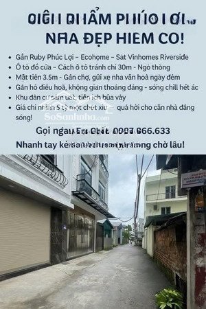 siêu phẩm phúc lợi nhà đẹp hiếm có! gần ruby phúc lợi ecohome sát vinhomes riverside