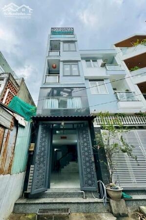 HẺM 1 TRỤC - SÁT MẶT TIỀN - NGUYỄN VĂN ĐẬU - P.6 - BÌNH THẠNH - GIÁ: 7,85 TỶ - 5 TẦNG - 5 PHÒNG NGỦ