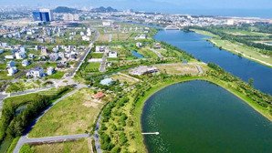 bán đất biệt thự 1112m2 ngang 32m góc 2 mặt tiền sông cổ cò view sân golf đà nẵng