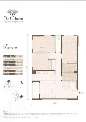 chính chủ bán gấp căn 3 ngủ chung cư the charm an hưng giá tốt nhất