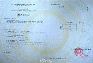 đất 84m2 tuyến 2 đường 351 chung cư quỳnh hoàng nam sơn cũ ( phường an dương mới). đường nhựa