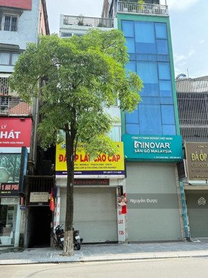 mặt phố thanh nhàn, võ thị sáu, hai bà trưng, dt 58m, 5 tầng, lô góc, sổ vuông, vỉa hè 5m, view hồ