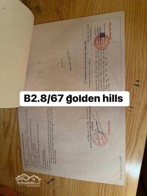 cần bán lô đất đẹp tại golden hills vị trí đắc địa giá tốt.