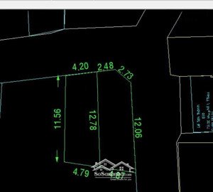 bán lô đất thổ cư góc 2 mt hẻm sau lưng bv hóc môn