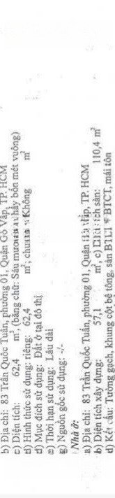 hàng ngộp bank - mặt tiền gò vấp ngay phạm văn đồng - 63m2 1 lầu - chỉ 7 tỷ