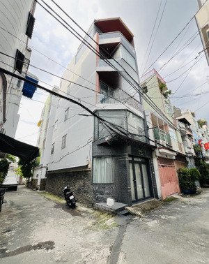 bán nhà góc 2 mặt tiền hẻm xe hơi nguyễn bặc p3 tân bình nhà 5 tầng mới tặng nội thất giá 12.5 tỷ