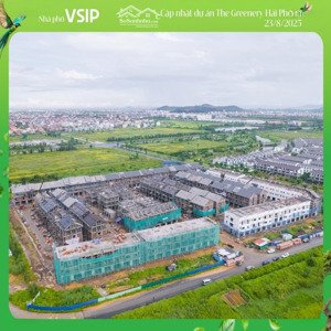 4,8 tỷ- greennery hướng nam, áp góc, vsip, thuỷ nguyên, hải phòng