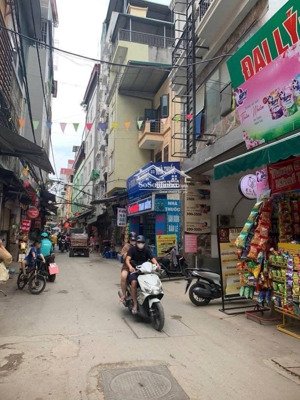 mặt ngõ - oto - lô góc - kinh doanh - ngõ thông mỹ đình : 45m2, 3 tầng, mặt tiền 5.6m, giá 10.