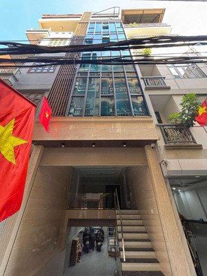 cho thuê tòa nhà mặt phố nguyễn khang 8 tầng thang máy kinh doanh văn phòng spa gym dt7 5m 65tr/ th